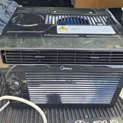 Midea 5,000 BTU 150 sq. ft. Mechanical Window Air Conditioner, Black, MAW05M1WBL