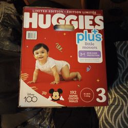 Huggies Little Movers Plus Size 3 