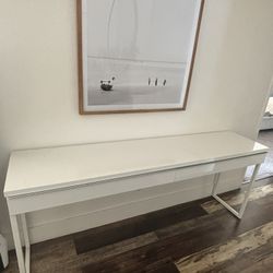 Mid Century Dresser, IKEA Console, Adjustable Desk
