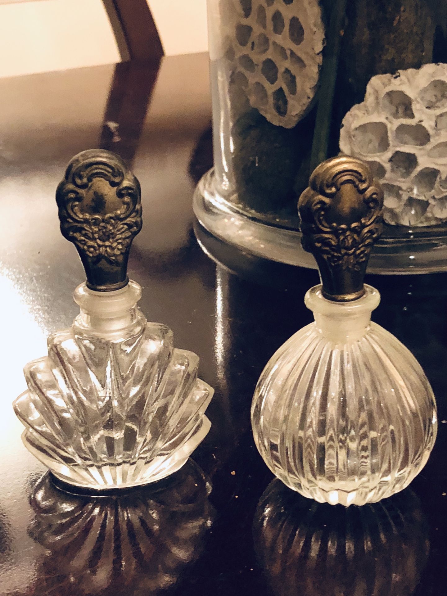 Vintage Crystal Parfumerie Decanters