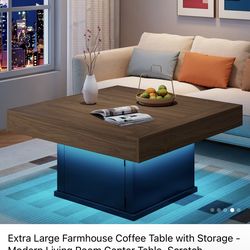 Farmhouse XL Living room Table Brand New