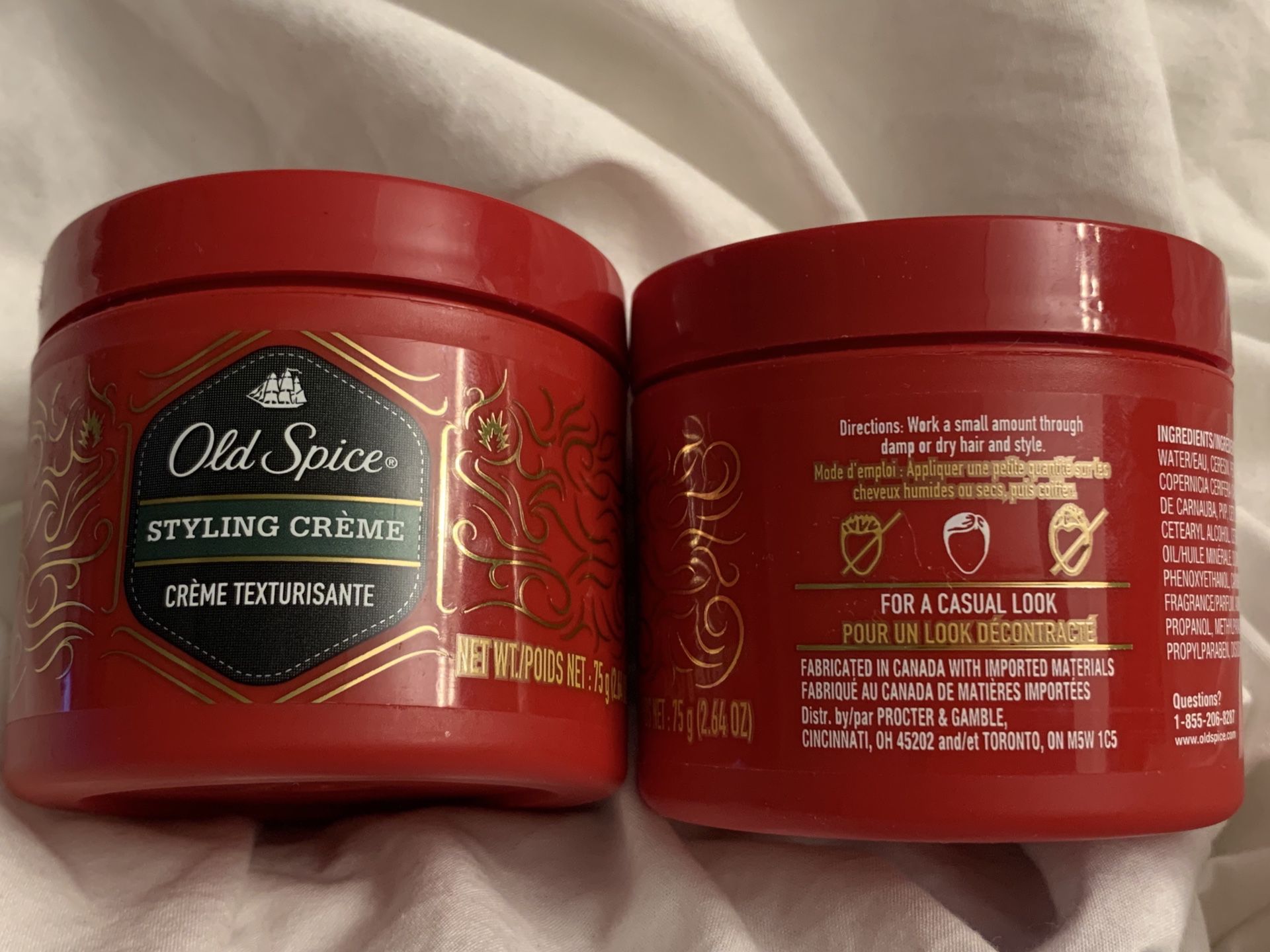 Old Spice Cruise Control Styling Creme For Men 2.64 oz. Lot of 2