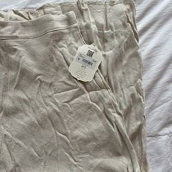 Cream Maxi shirt from Altard state, elastic waist band - size S