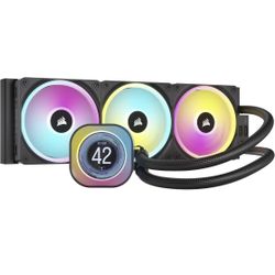 CORSAIR iCUE Link H150i LCD Liquid CPU Cooler - 360mm AIO - QX120 RGB Fans