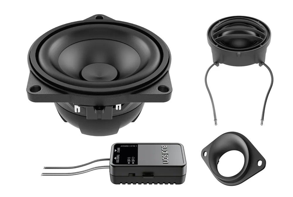 Audison APBMW KM4 4" 50W RMS 2-way Component Set BMW Upgrade Subwoofer PR
