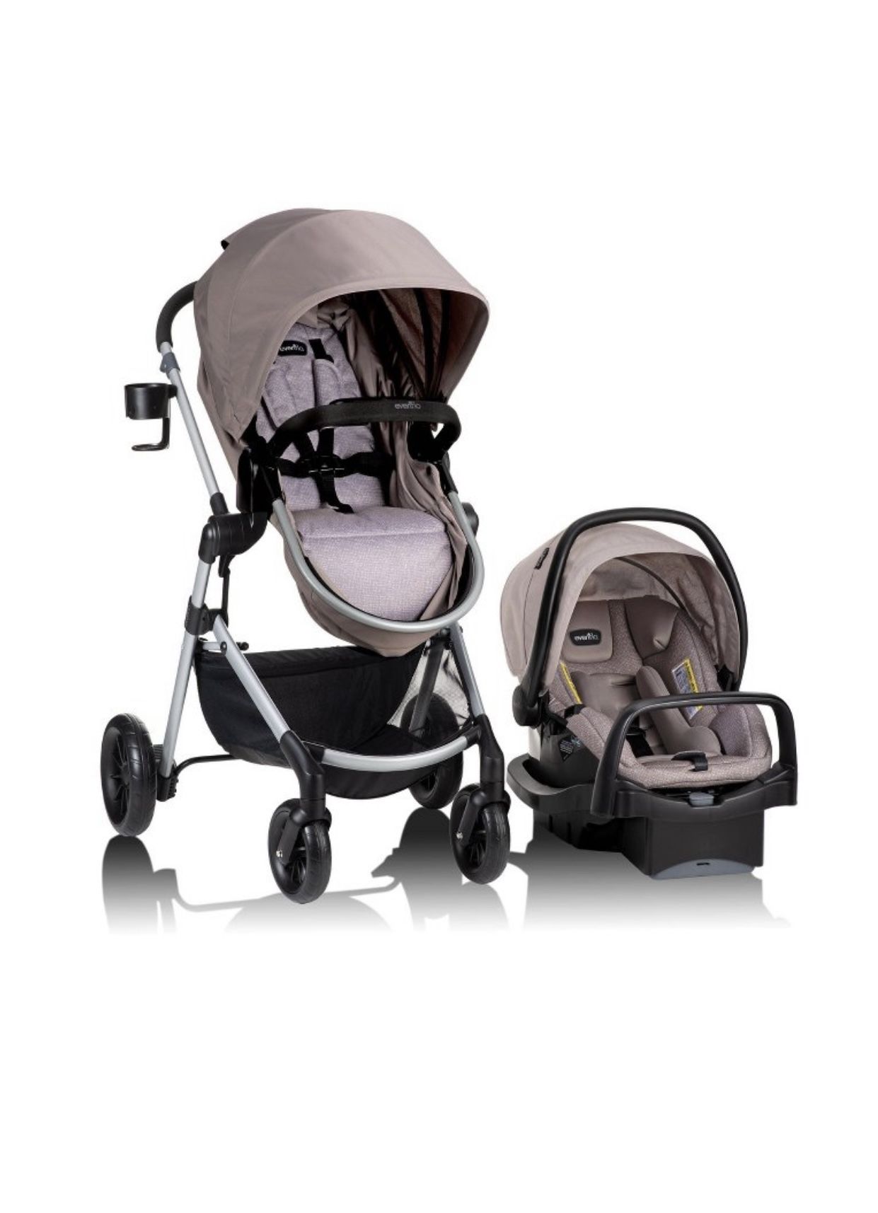 Evenflo Pivot Modular Travel System With SafeMax Car Seat