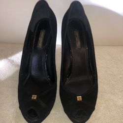 Louis Vuitton Black Heels 38