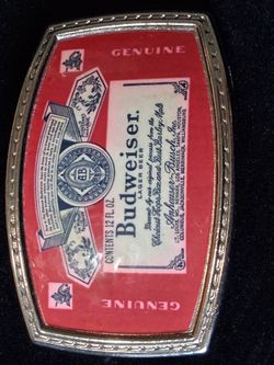 Vintage Budweiser Belt Buckle
