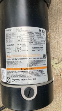 Hayward two speed pump Century SP 1520