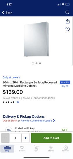 Allen And Roth Cabinet Mirror