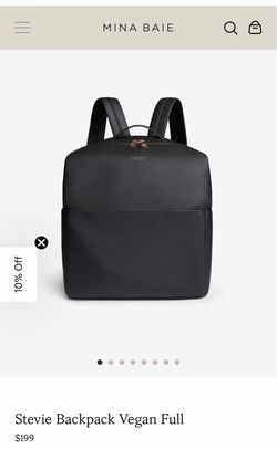 Mina Baie Stevie Vegan Leather Backpack