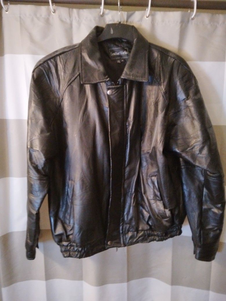 Black Leather Jacket 