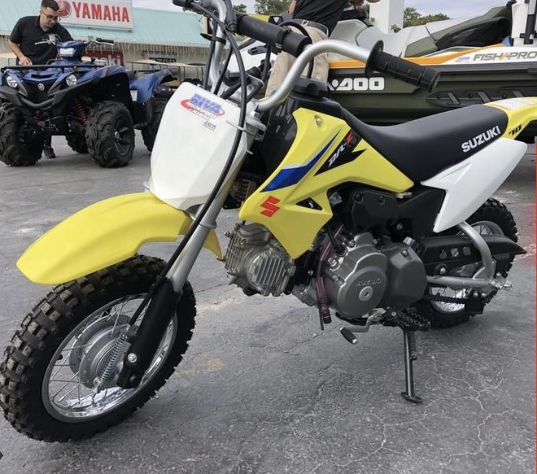 2018 Suzuki DRZ70 Kids 70cc Mini Bike Low Hours