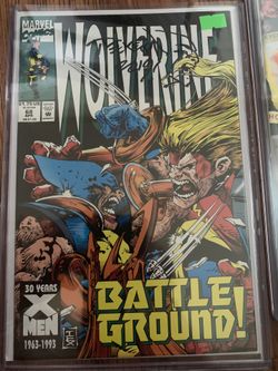 Wolverine 68 Signed By Mark Texeira