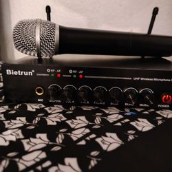 Buetrun Wireless Microphone And Reciever