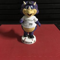 Colorado Rockies Dinger Bobblehead 