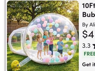 Bubble balloon jumper