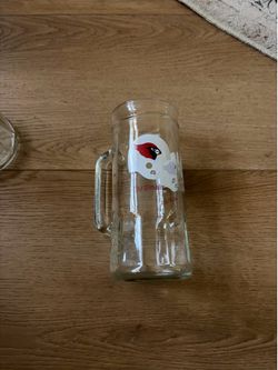 Arizona cardinals 1980 glass mug