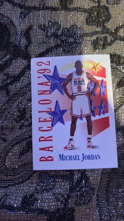 Michael Jordan Barcelona '92 USA Basketball Card