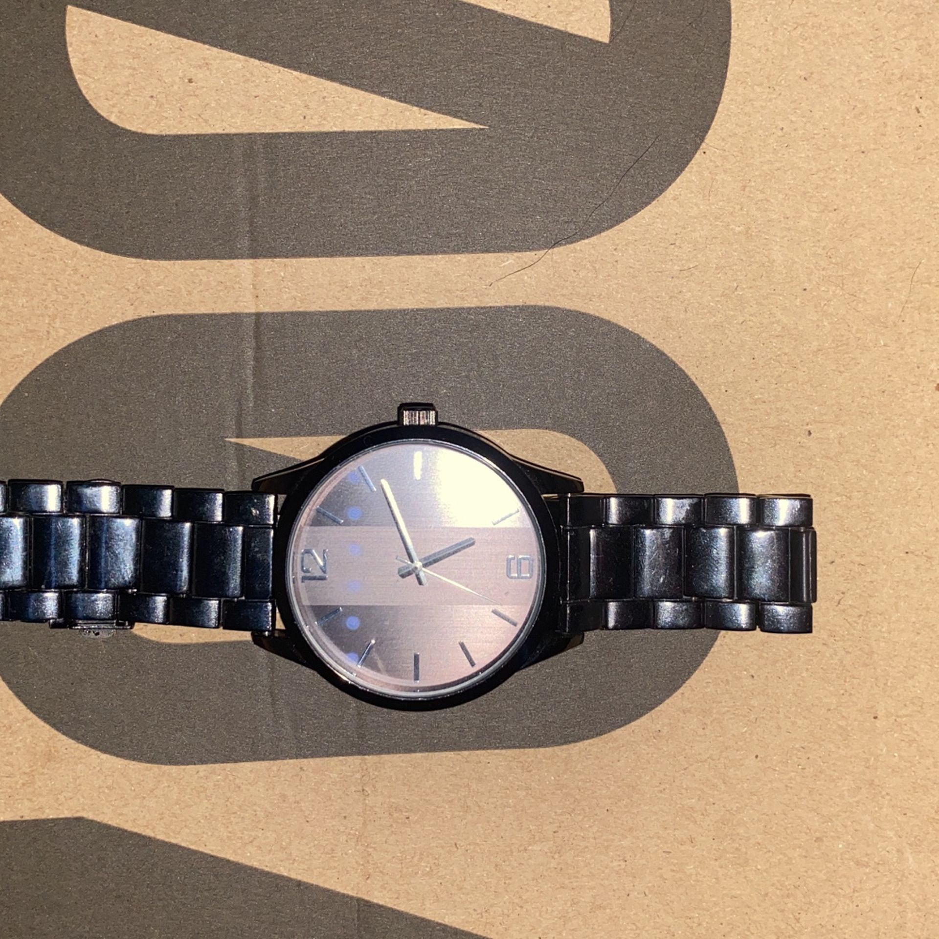 Black And Silver Watch