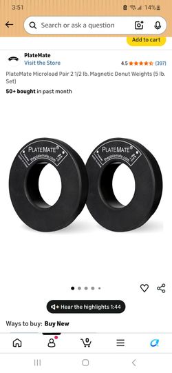 PlateMate MicroLoad pair 2.5 lbs
