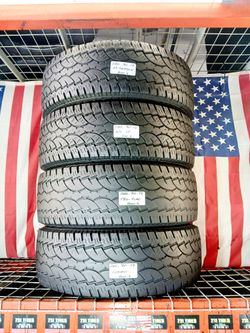 ✅ 4 USED TIRES LT285/70R17 COSMO TRU-TRAC ALL SEASON TERRAIN 285 70 17