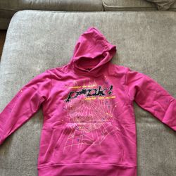 Pink Sp5der hoodie