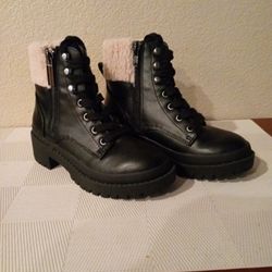 Kids Madden Girl Black Bootie 