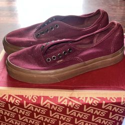 Burgundy Casual Sneakers