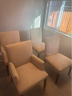 Crate & Barrel Dining chairs