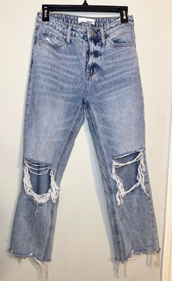 Blue Distressed Jeans
