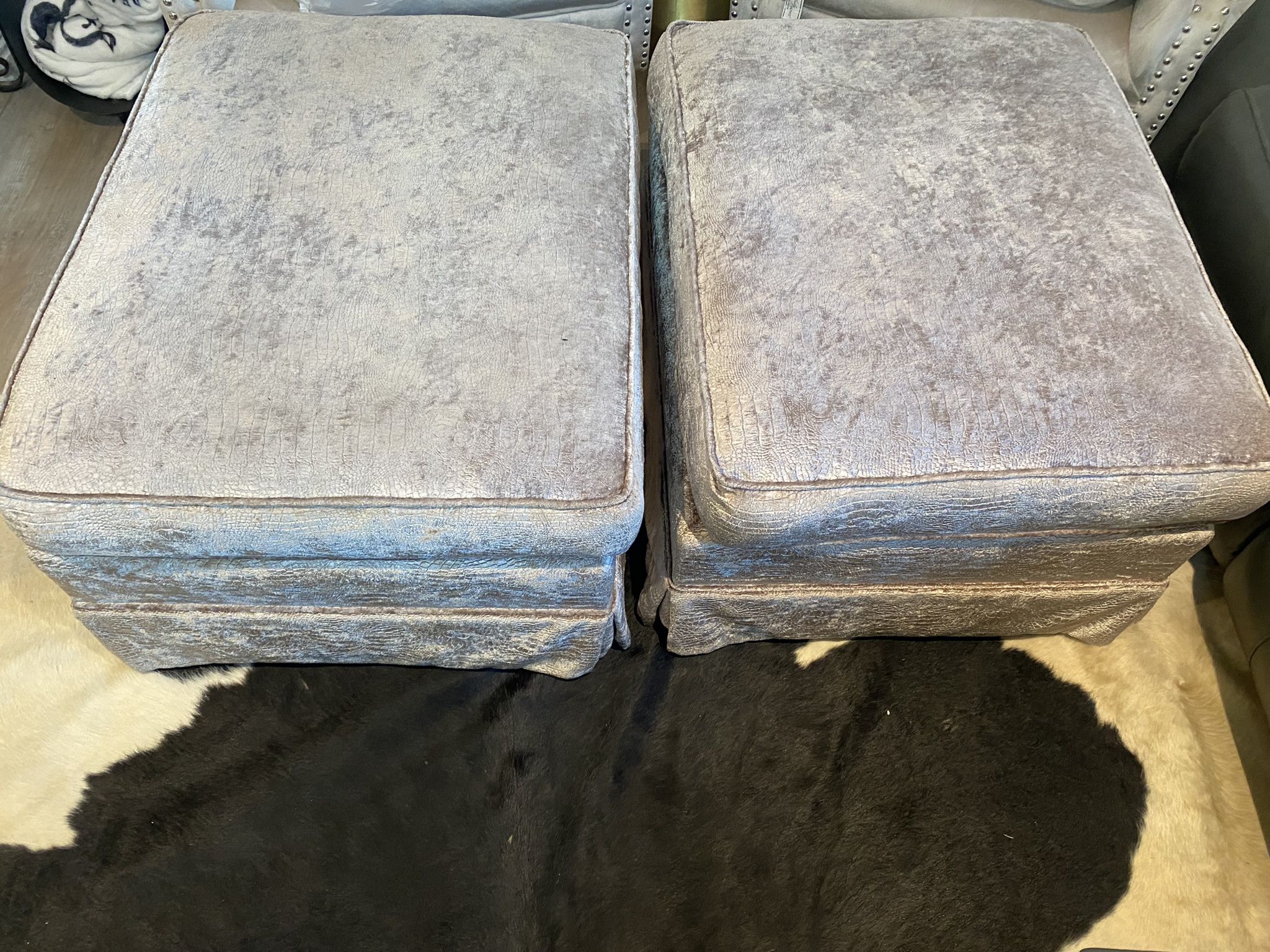 Pair Of Ottomans