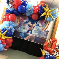 Sonic Balloons Garland 