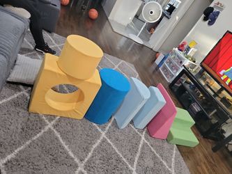 6 piece  Set of children's climbing foam blocks/taking Offers