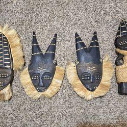 Vintage African Tribal Masks