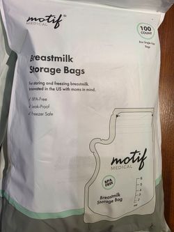 FREE 400 Breastmilk Storage Bags