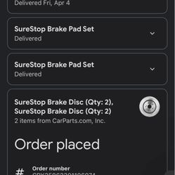 2015 Acura tlx brakes and rotors all around