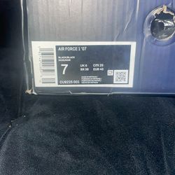 Black Supreme Air Forces 1’07