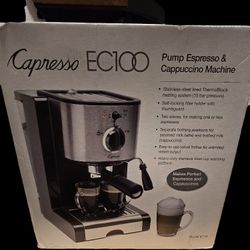 Capresso Ec100 Espresso Machine With Frother - New In Box!