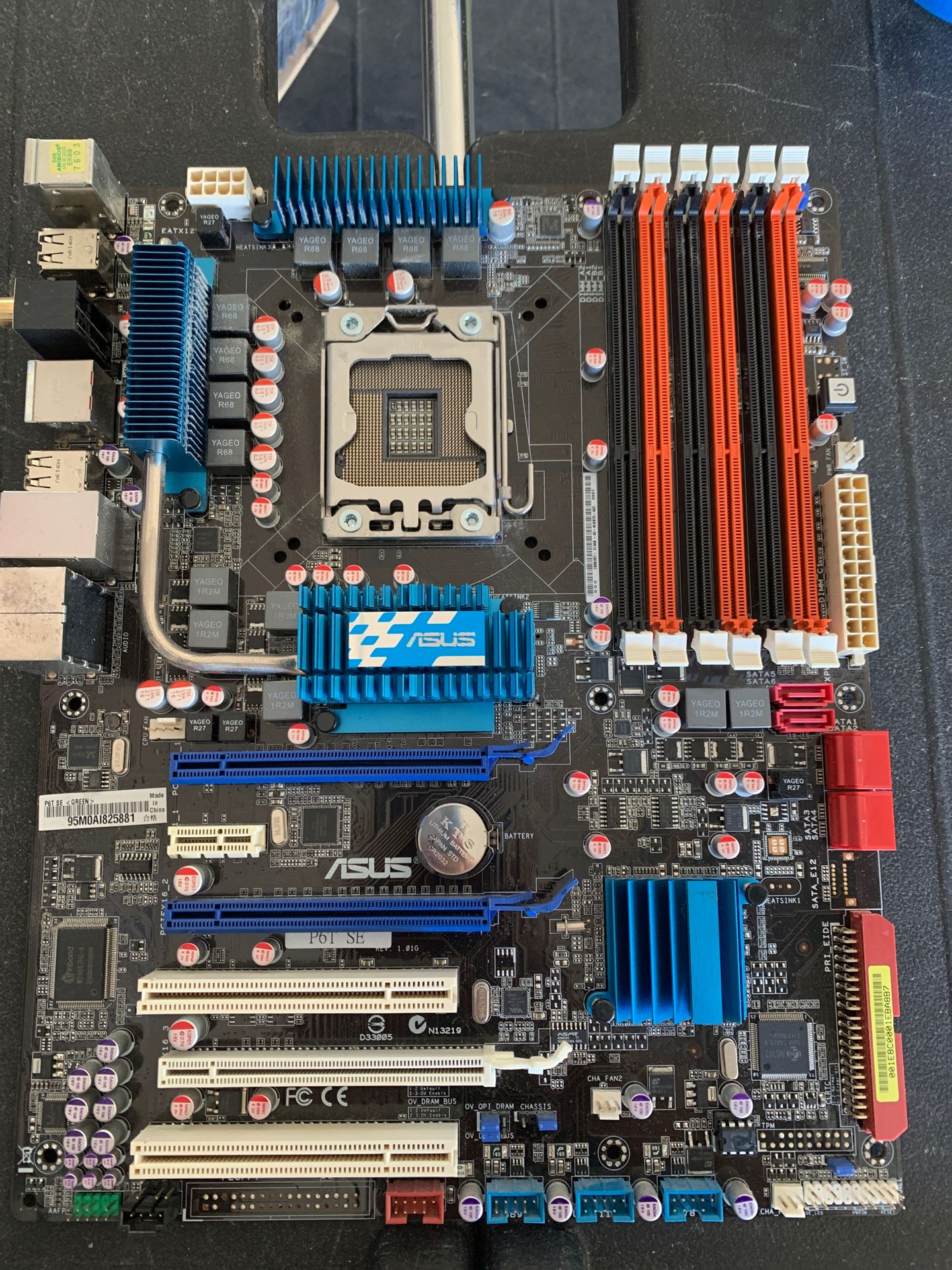 ASUS X58 Motherboard P6T SE LGA 1366 Intel X58 Chipset DDR3 Memory