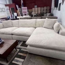 Feather Cloud Oversized 140” Sectional Sofa Couch