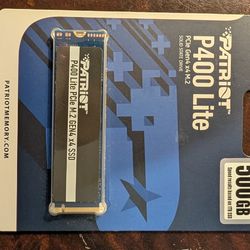 (sealed) 500GB Patriot P400 Lite PCIe Gen4 x4 m.2