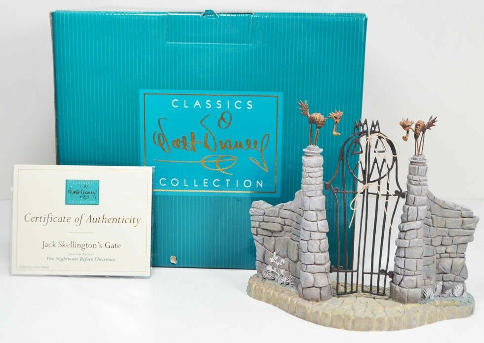 WDCC Disney The Nightmare Before Christmas Jack Skellington's Gate w/ Box & COA