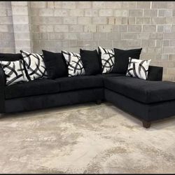 Black Sectional On Sale 
