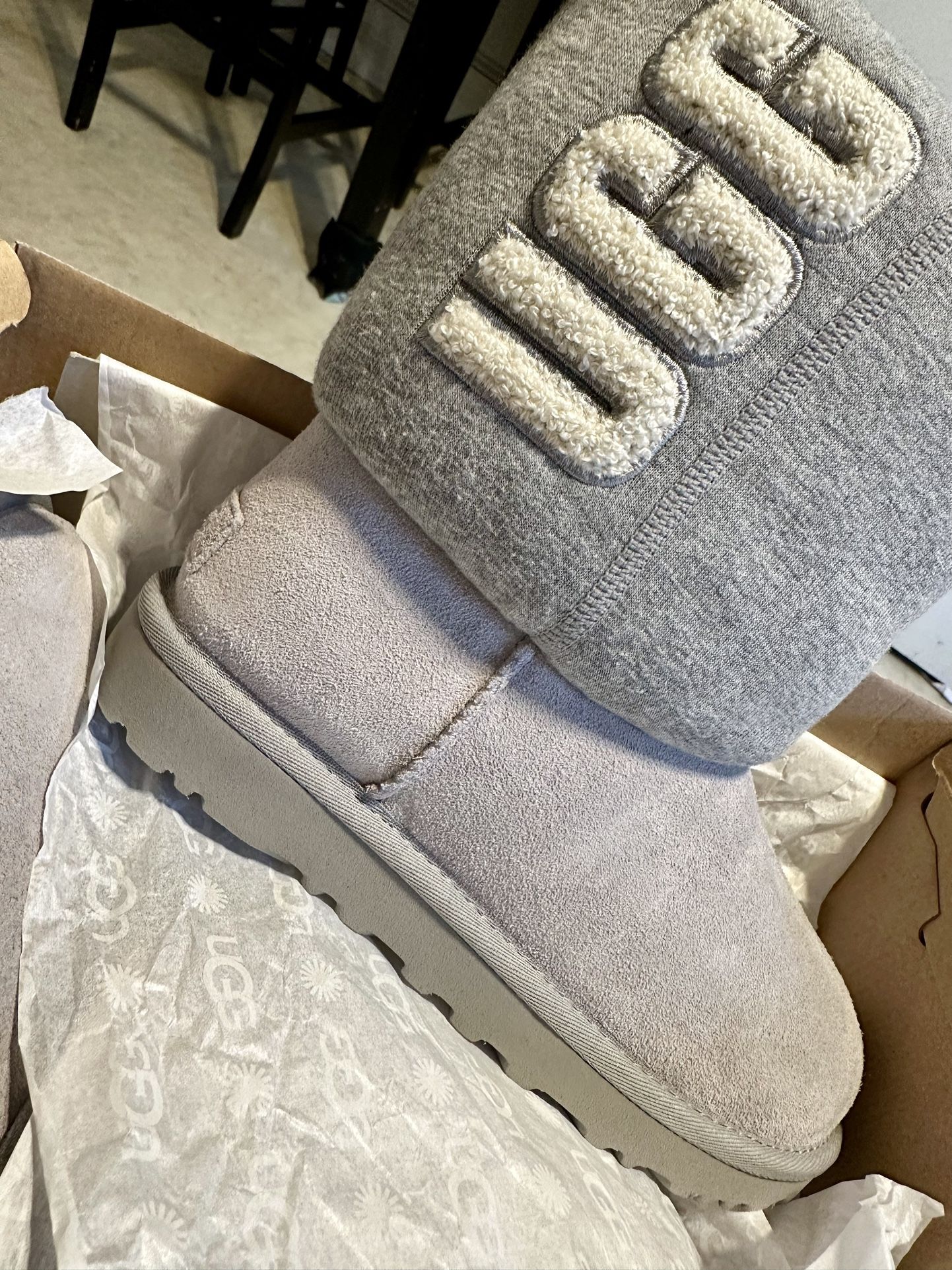 Classic Short Fur Jersey Cozy Boots