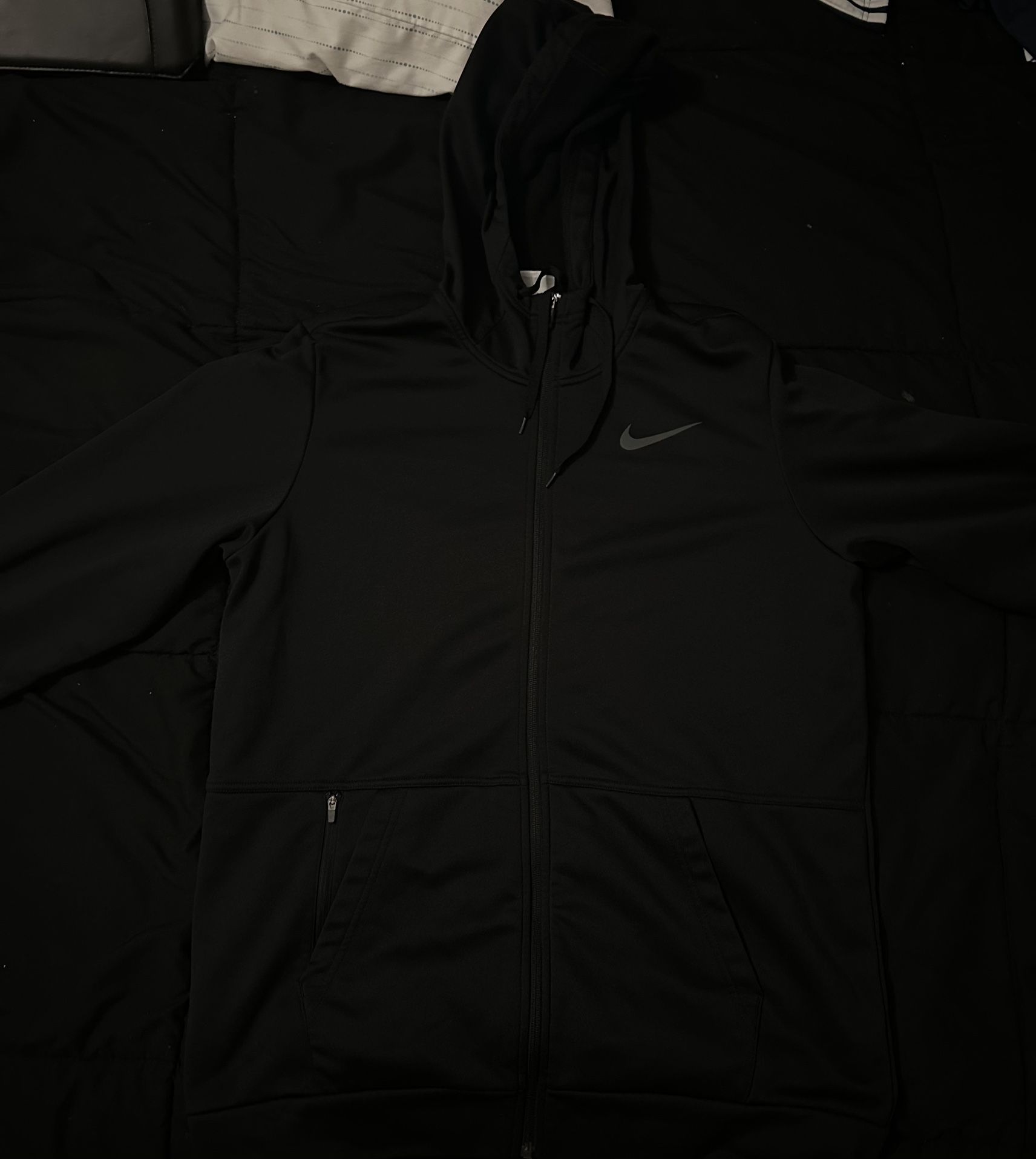 Black Nike Zip-Up Hoodie