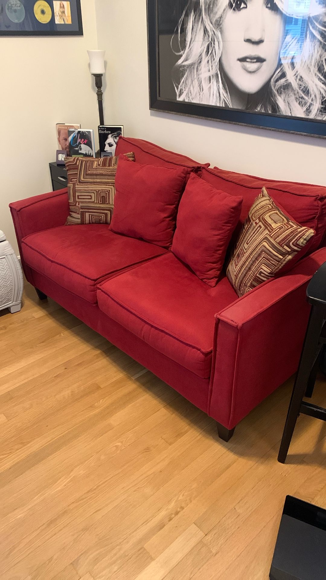 Red Loveseat