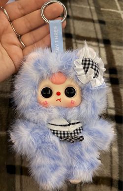 Baby Three Who's Cat am I? Blue fluffy cat