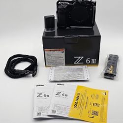 Nikon Z6III FX Format Mirrorless camera body only 