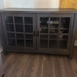 Dark Gray Tv  Stand  / Console Table